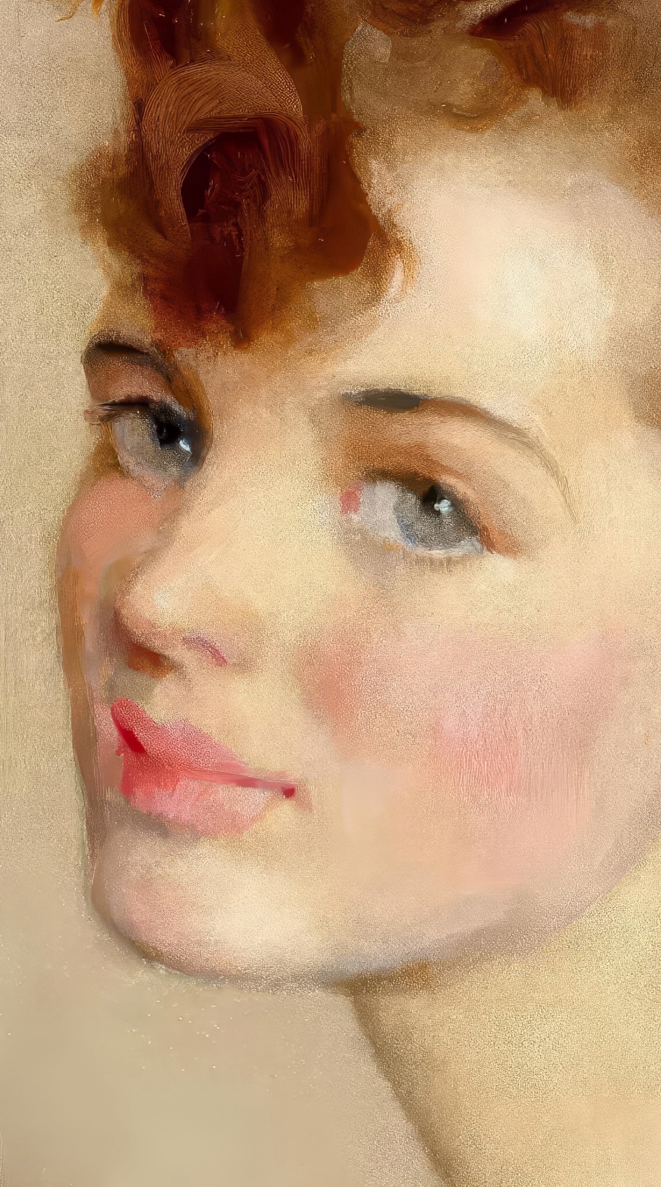 Woman in Blue