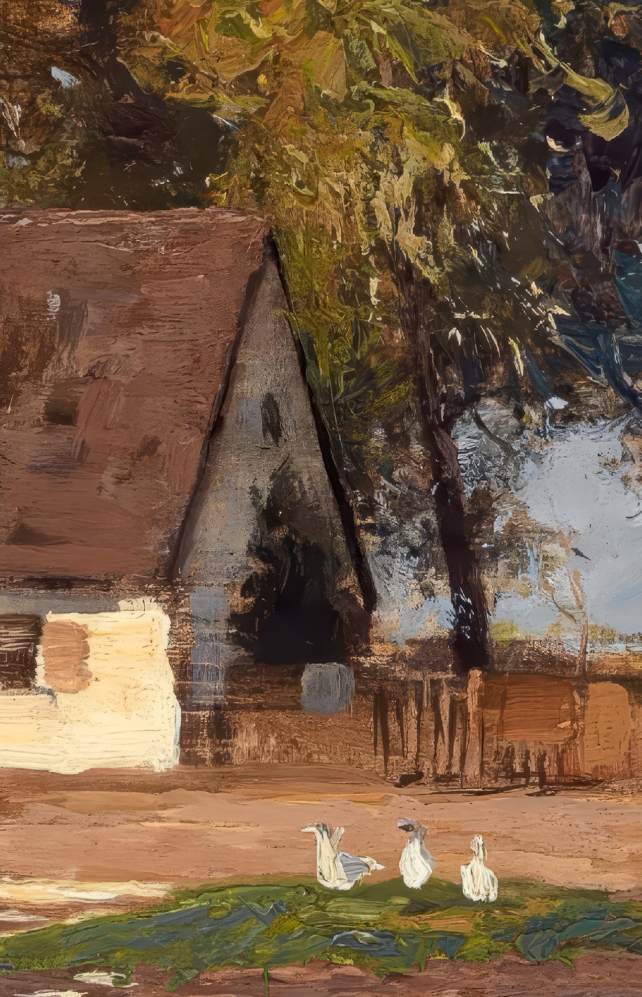 Farmhouse Country Scene