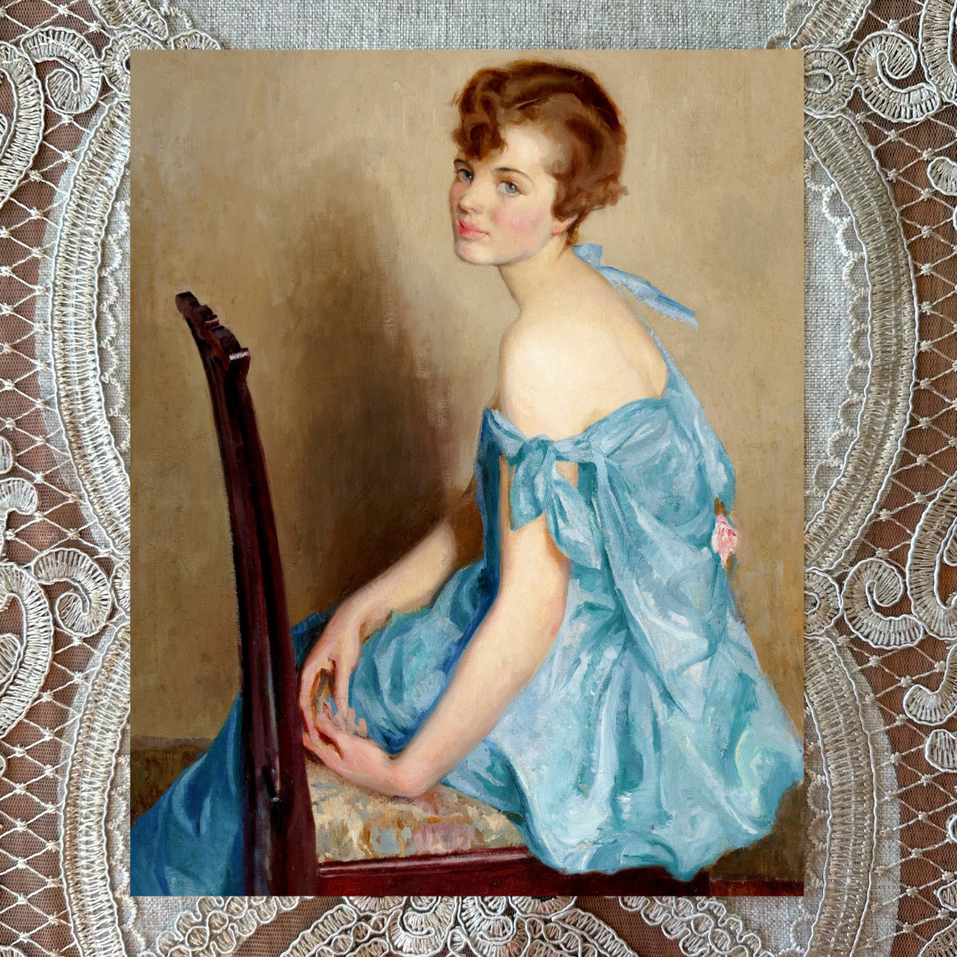 Woman in Blue