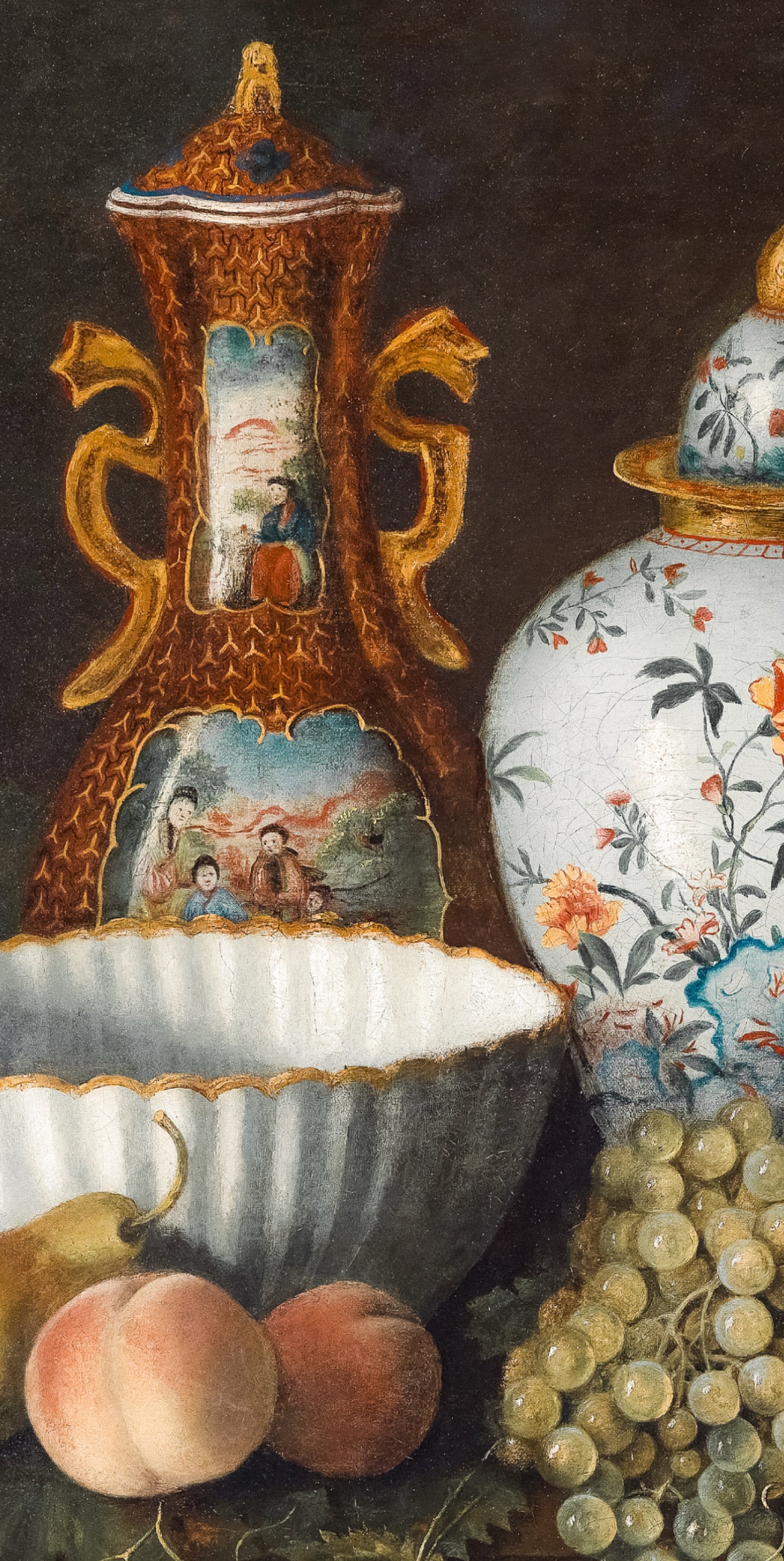 Oriental Vases & Fruit