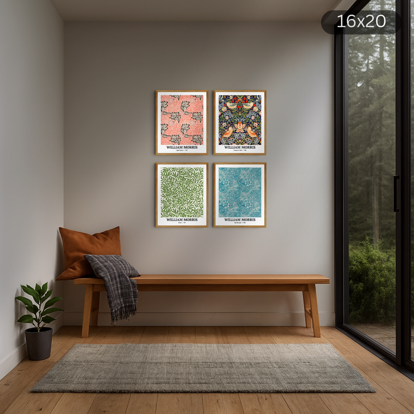 William Morris Set of 4
