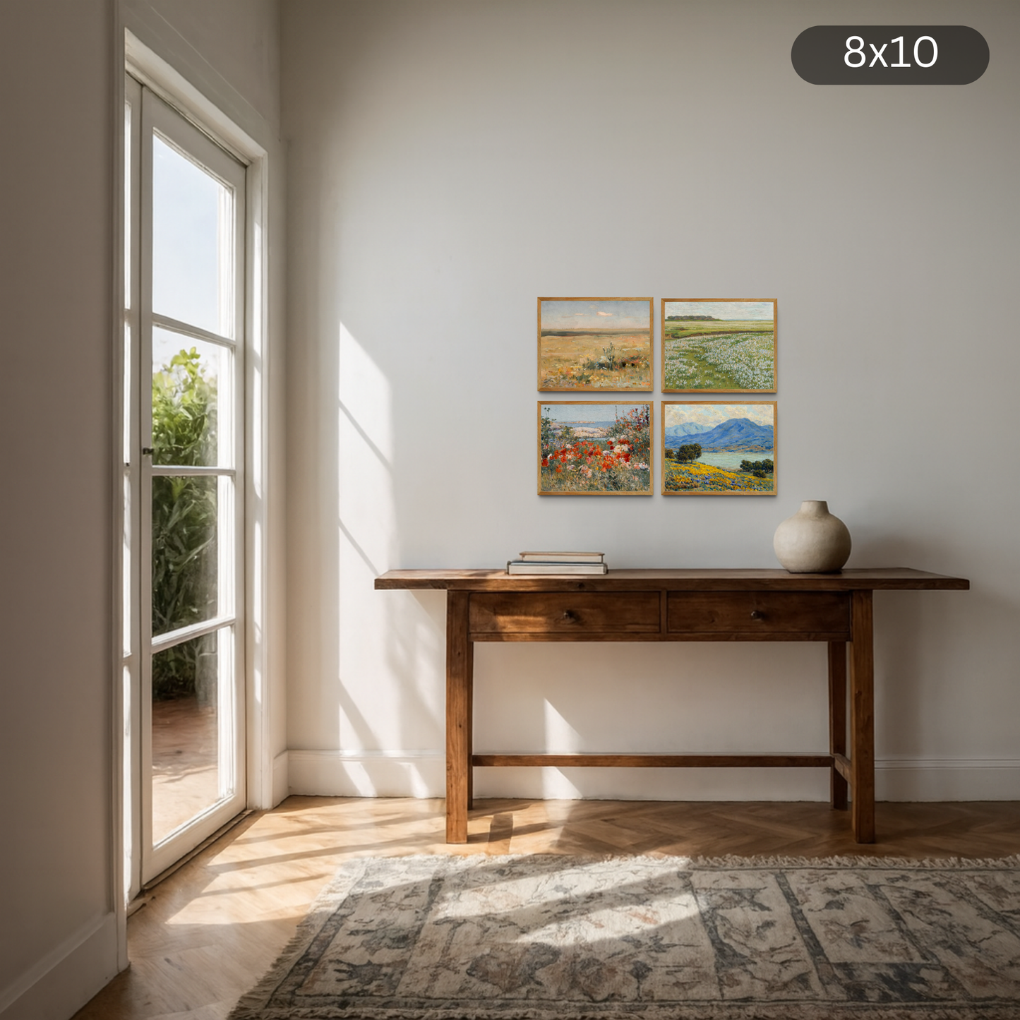 Vibrant Landscape Set of 4
