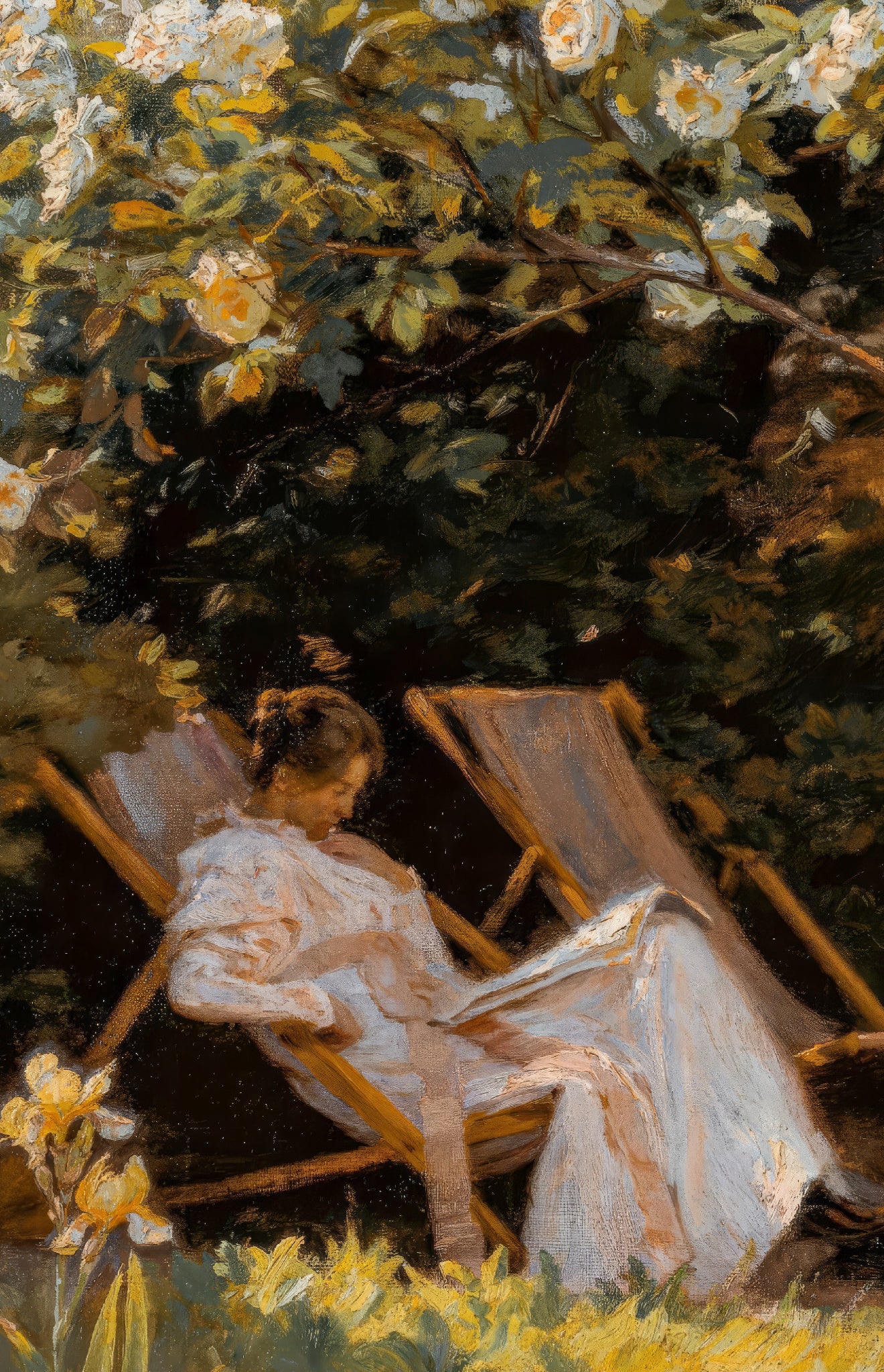 Reading in the Garden