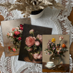 Flowers in Vases Set of 3