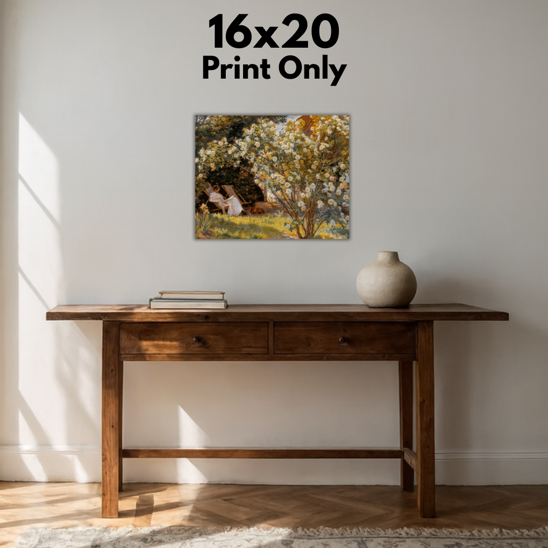 Reading in the Garden