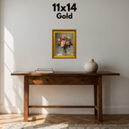 Roses in a Glass Vase