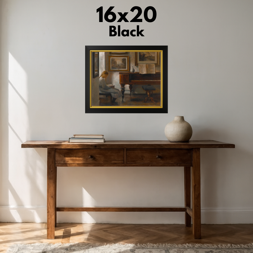 Reading By The Piano