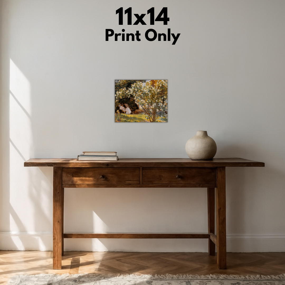 Reading in the Garden