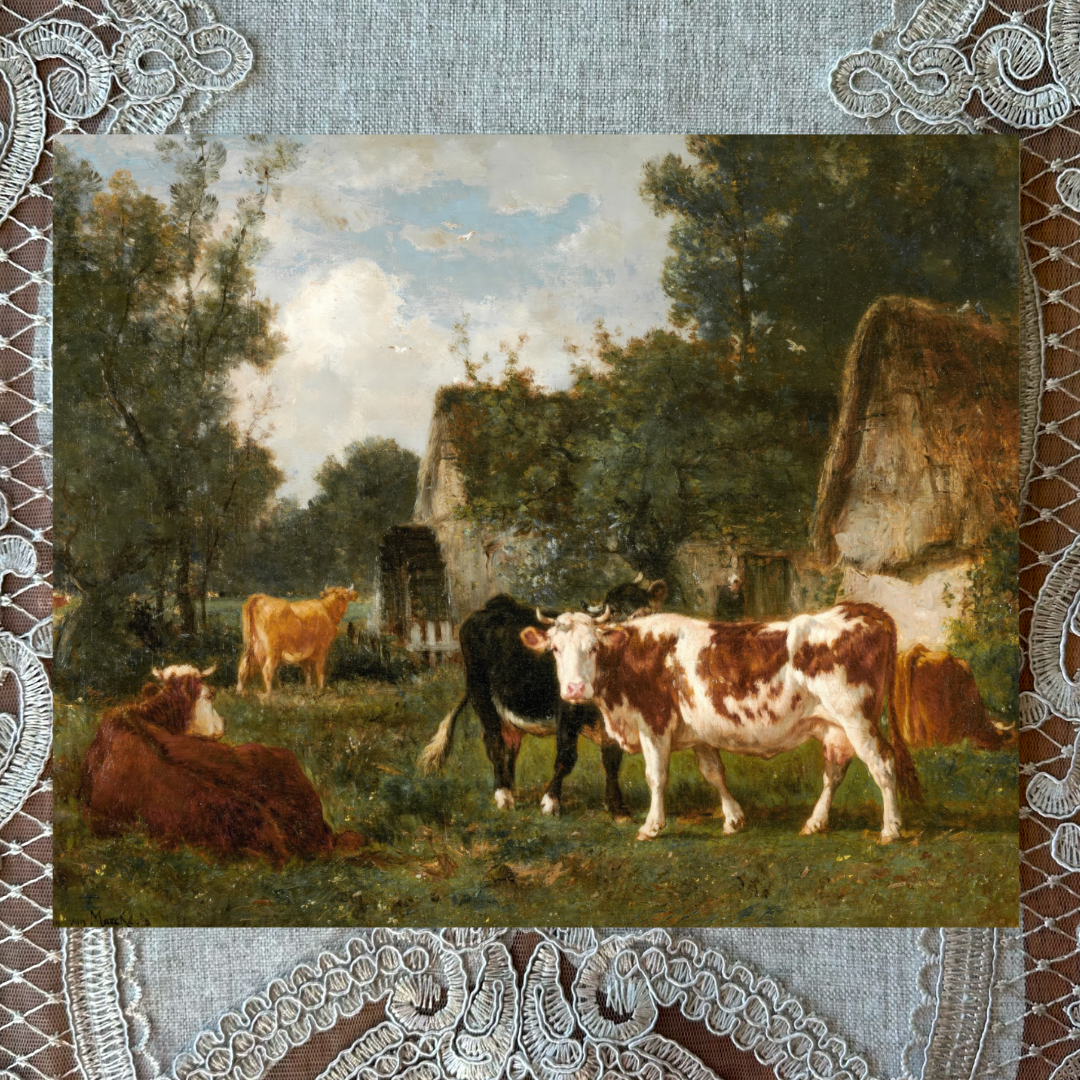 Cattle by the Mill
