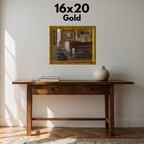 Reading By The Piano