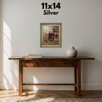 Vase of Colorful Roses