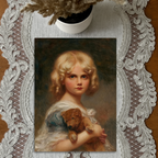 Eva With The Teddy Bear