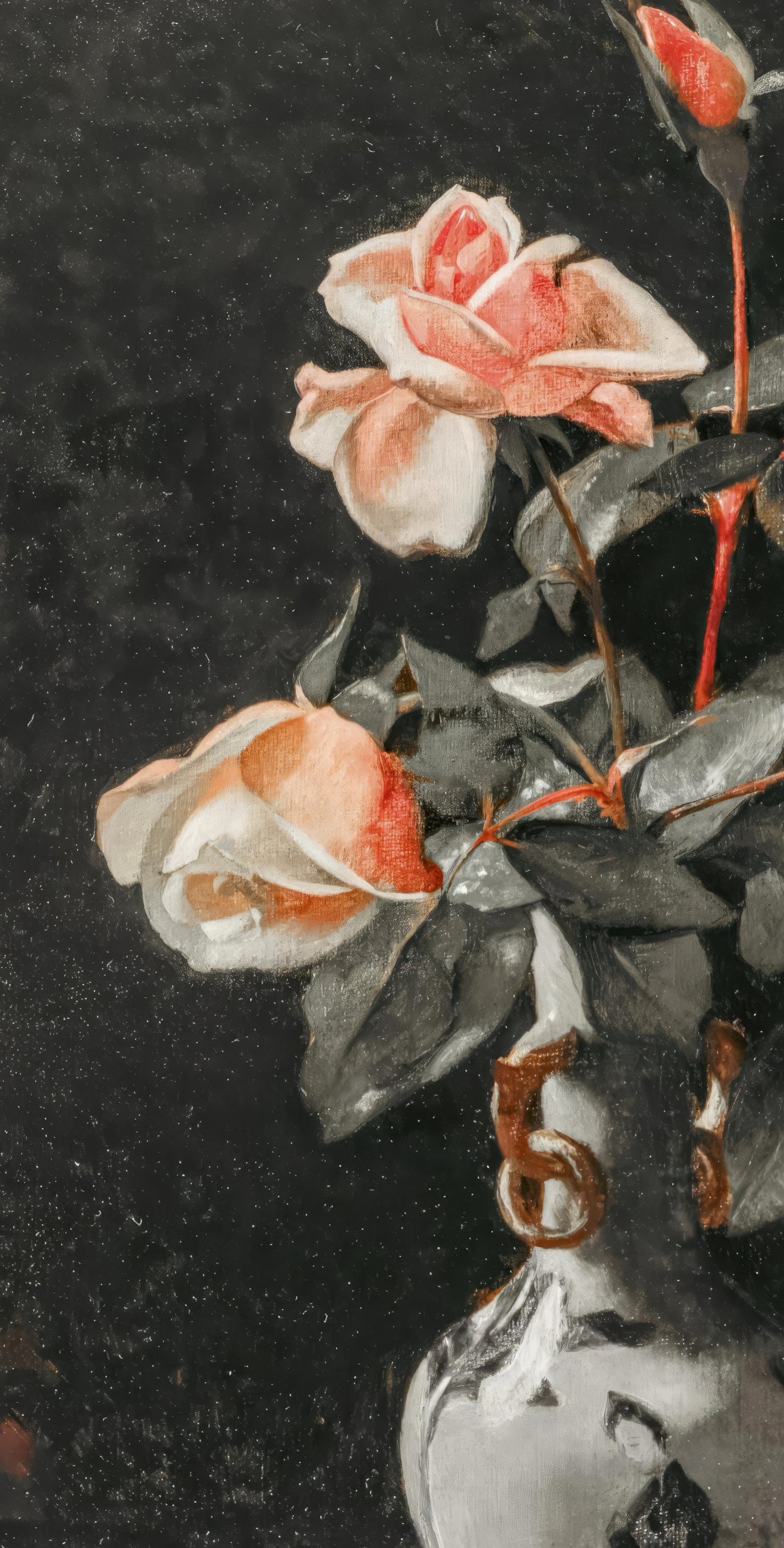 Roses in a Chinese Vase