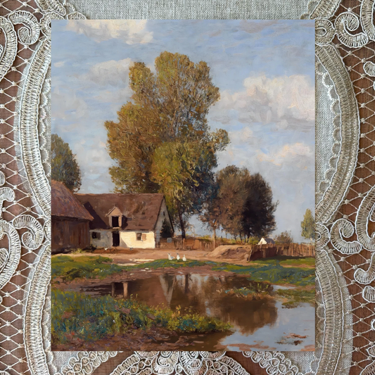Farmhouse Country Scene