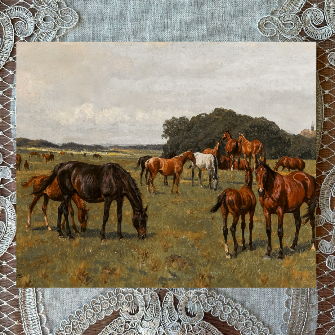 Horses in a Meadow