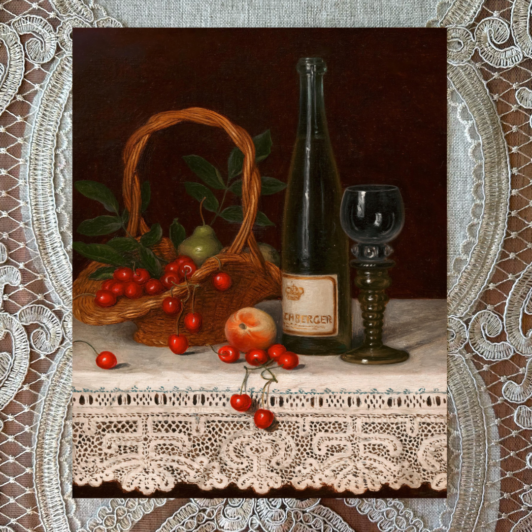 Still Life on a Lace Tablecloth