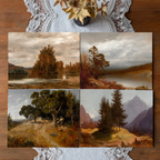 Fall Trees Set of 4