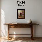 Vase of Colorful Roses