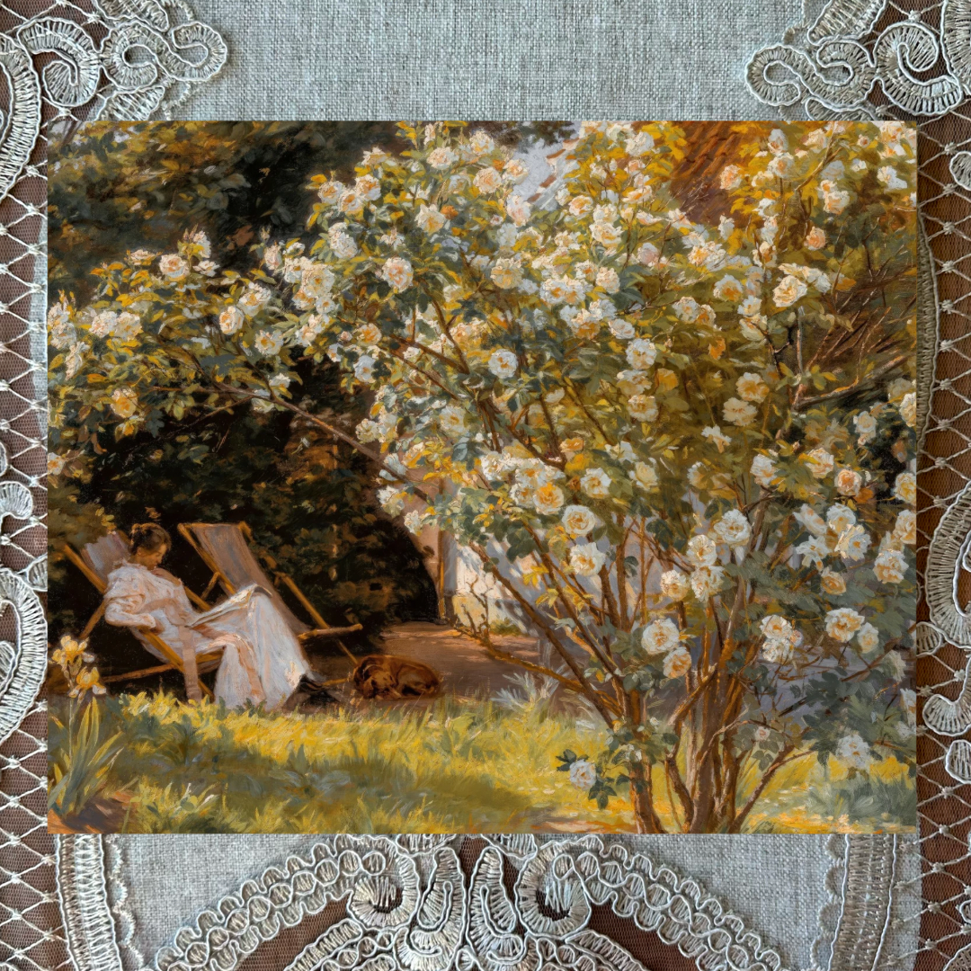 Reading in the Garden