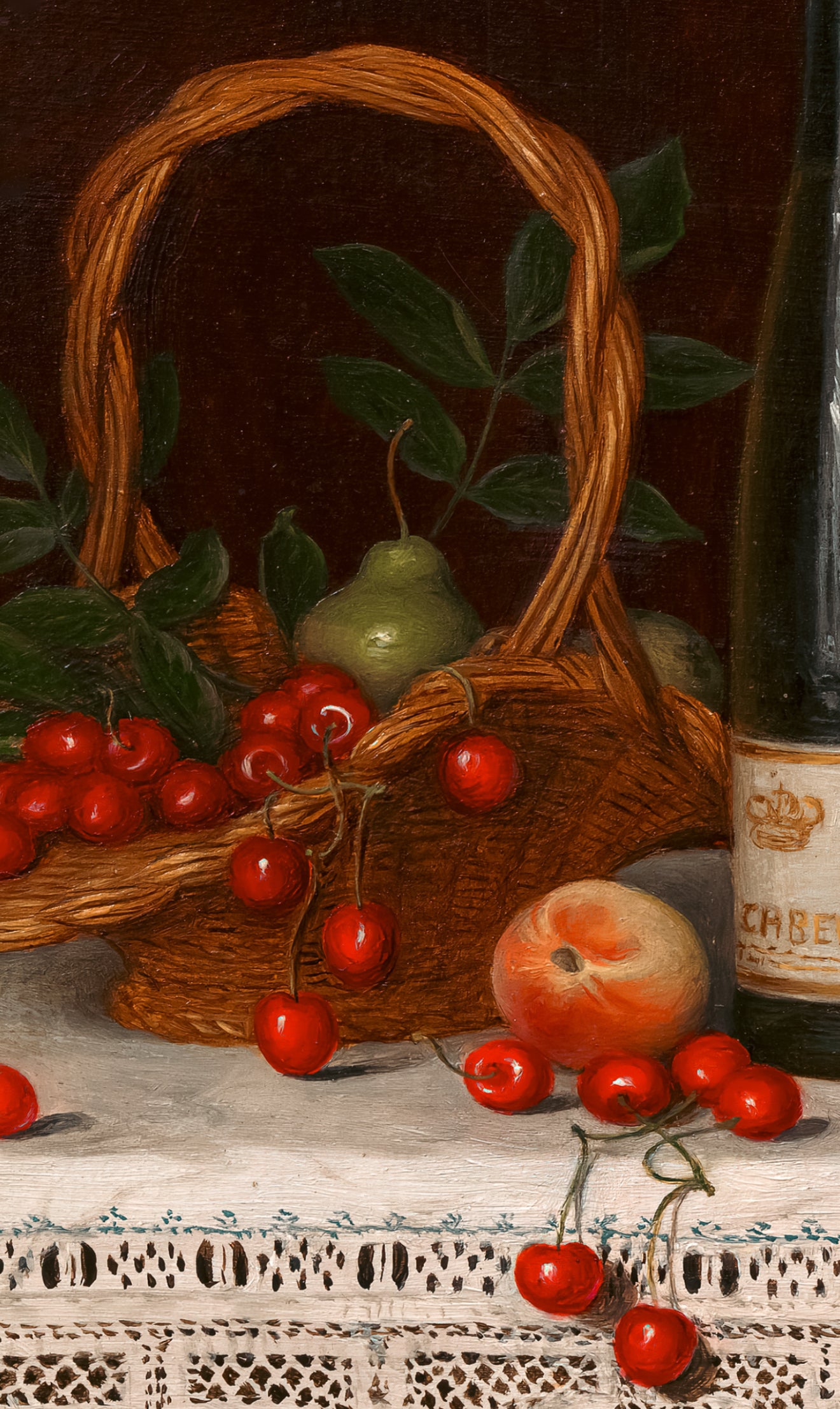 Still Life on a Lace Tablecloth