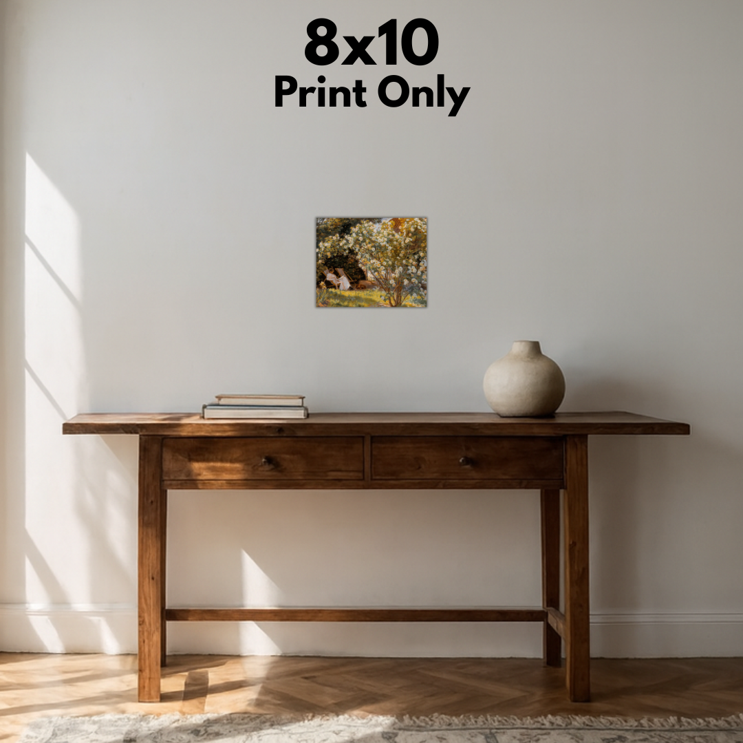 Reading in the Garden