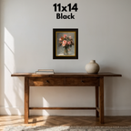 Roses in a Glass Vase