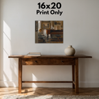 Reading By The Piano