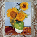 Three Sunflowers