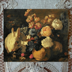 White Rabbit in Blooms