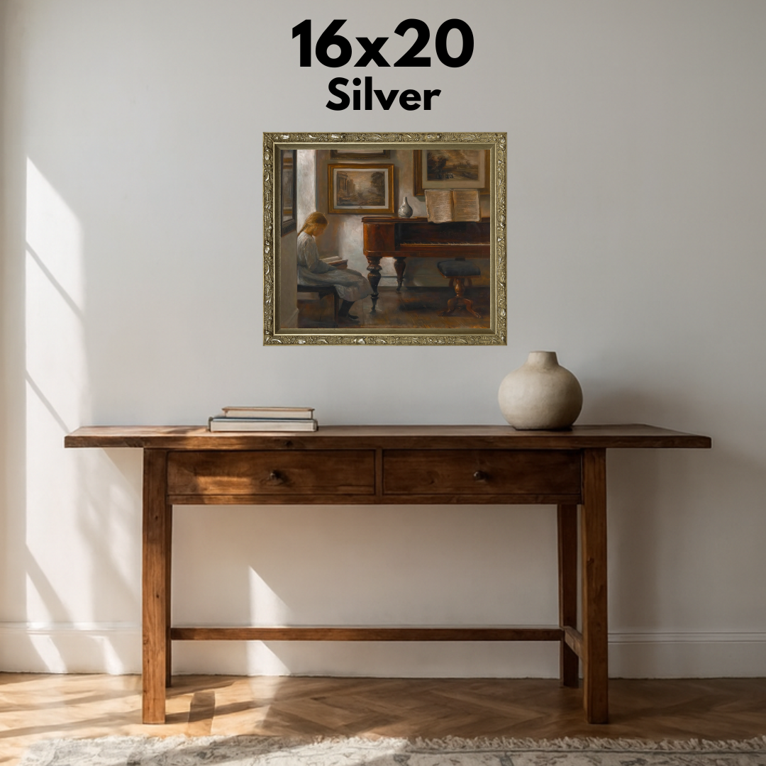 Reading By The Piano