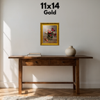 Vase of Colorful Roses