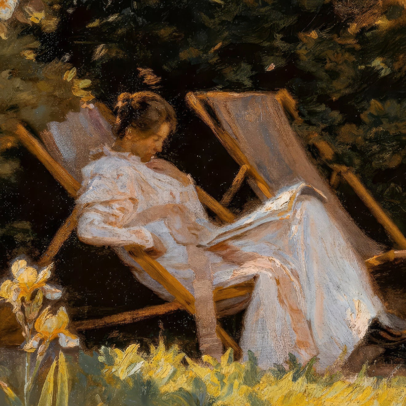 Reading in the Garden