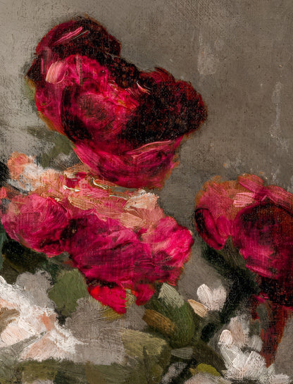 Vase of Colorful Roses