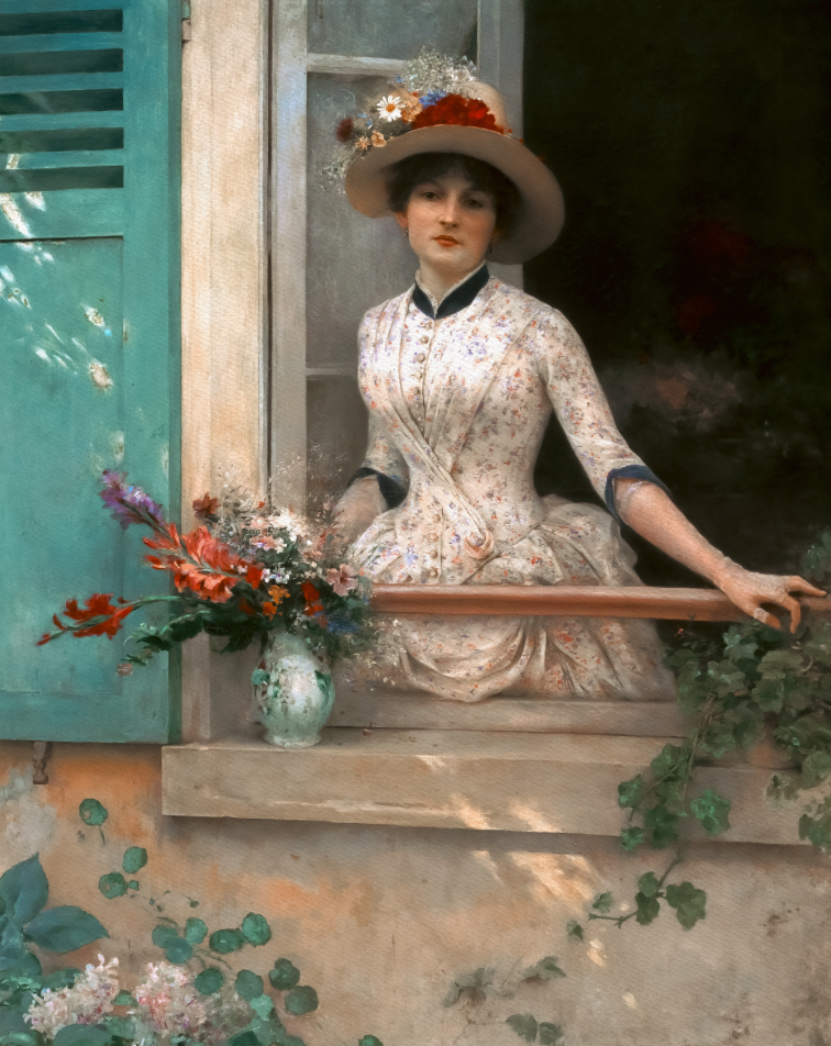 Woman on the Balcony