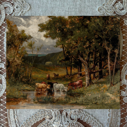 Cows in the River